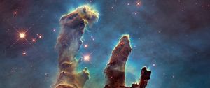 Preview wallpaper pillars of creation, space, nebula, stars