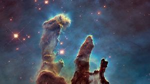 Preview wallpaper pillars of creation, space, nebula, stars