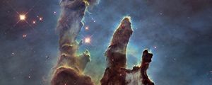 Preview wallpaper pillars of creation, stars, space, nebula