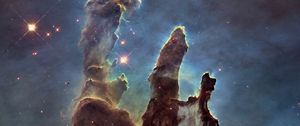 Preview wallpaper pillars of creation, stars, space, nebula