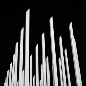 Preview wallpaper pillars, stripes, bw