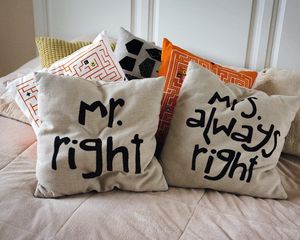 Preview wallpaper pillow, words, inscription, comfort