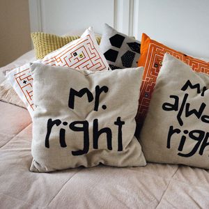 Preview wallpaper pillow, words, inscription, comfort