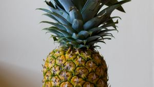 Preview wallpaper pineapple, fruit, leaves, ripe