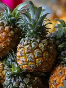 Preview wallpaper pineapple, fruit, market