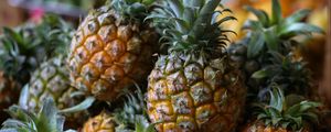 Preview wallpaper pineapple, fruit, market