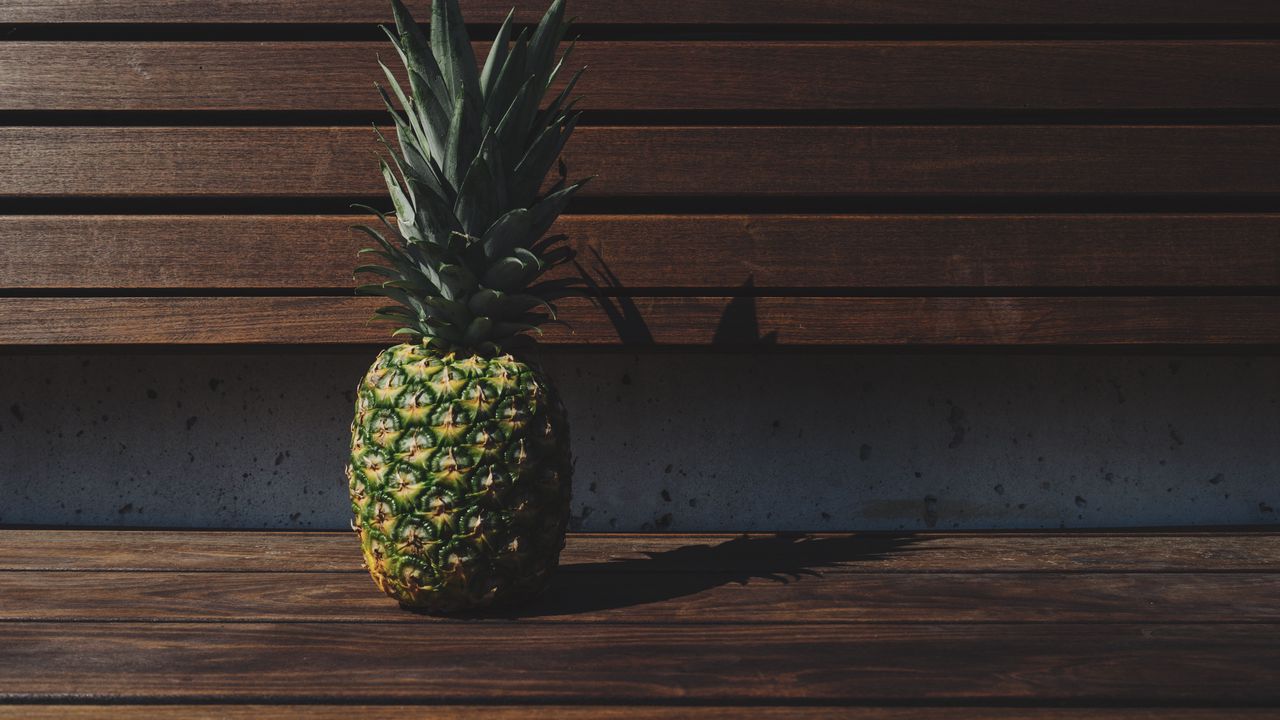 Wallpaper pineapple, fruit, shade