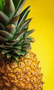 Preview wallpaper pineapple, fruit, tropical, yellow