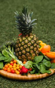 Preview wallpaper pineapple, fruits, vegetables, fresh