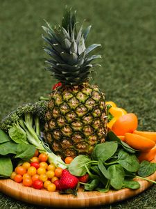 Preview wallpaper pineapple, fruits, vegetables, fresh