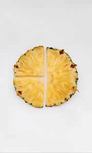 Preview wallpaper pineapple, slices, fruit, minimalism