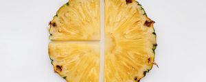 Preview wallpaper pineapple, slices, fruit, minimalism