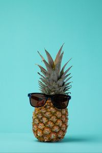 Preview wallpaper pineapple, sunglasses, style, cool