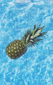 Preview wallpaper pineapple, water, fruit