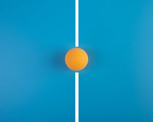 Preview wallpaper ping pong, tennis, ball, table, line, sport, minimalism