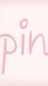 Preview wallpaper pink, background, inscription