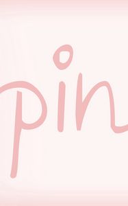 Preview wallpaper pink, background, inscription