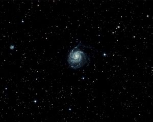 Preview wallpaper pinwheel galaxy, galaxy, stars, space