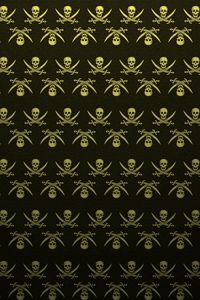 Preview wallpaper pirates, texture, swords, skulls, shadow, surface