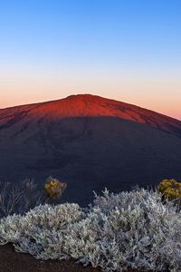 Preview wallpaper piton de la fournaise, volcano, sky