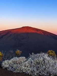 Preview wallpaper piton de la fournaise, volcano, sky