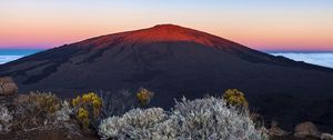 Preview wallpaper piton de la fournaise, volcano, sky