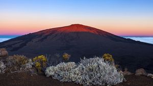 Preview wallpaper piton de la fournaise, volcano, sky