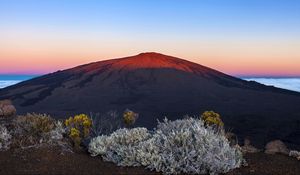 Preview wallpaper piton de la fournaise, volcano, sky