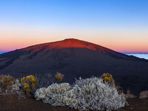 Preview wallpaper piton de la fournaise, volcano, sky