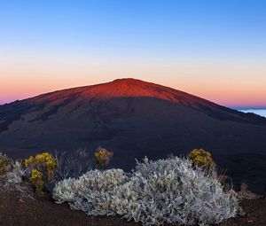 Preview wallpaper piton de la fournaise, volcano, sky