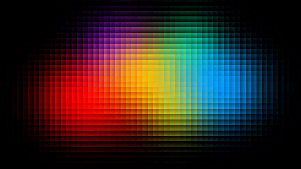 Wallpaper pixels, form, colorful, shiny