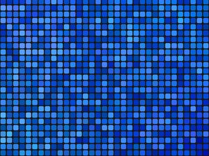 Preview wallpaper pixels, squares, mosaic, blue, gradient