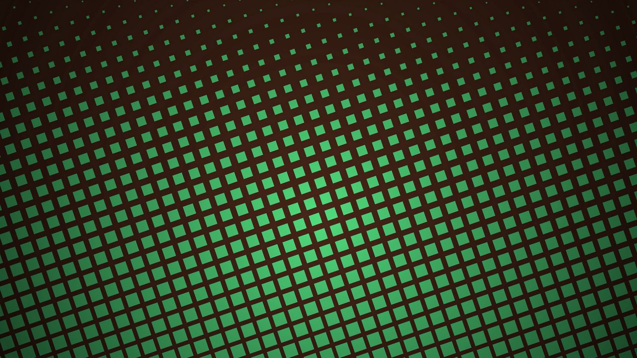 Wallpaper pixels, squares, texture, green