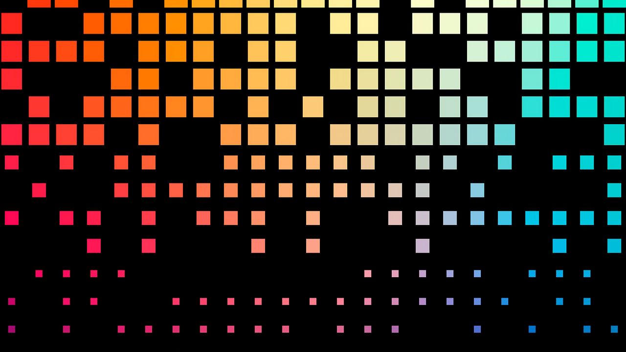 Wallpaper pixels, texture, squares, gradient