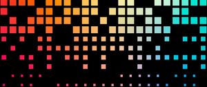Preview wallpaper pixels, texture, squares, gradient