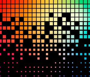 Preview wallpaper pixels, texture, squares, gradient