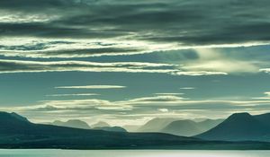 Preview wallpaper plains, hills, clouds