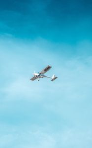 Preview wallpaper plane, clouds, sky, flight