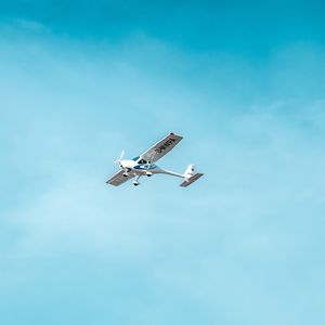 Preview wallpaper plane, clouds, sky, flight