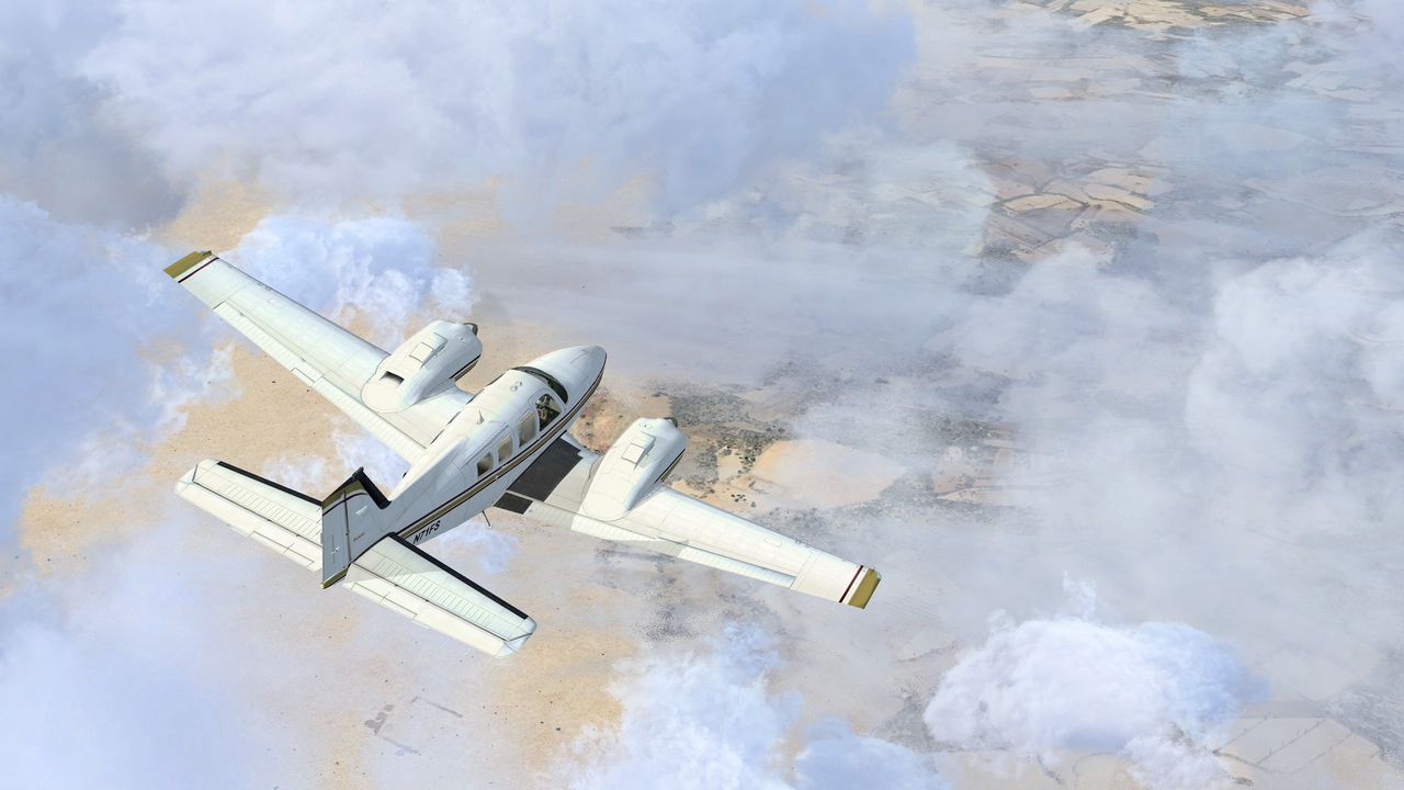 Wallpaper plane, sky, clouds