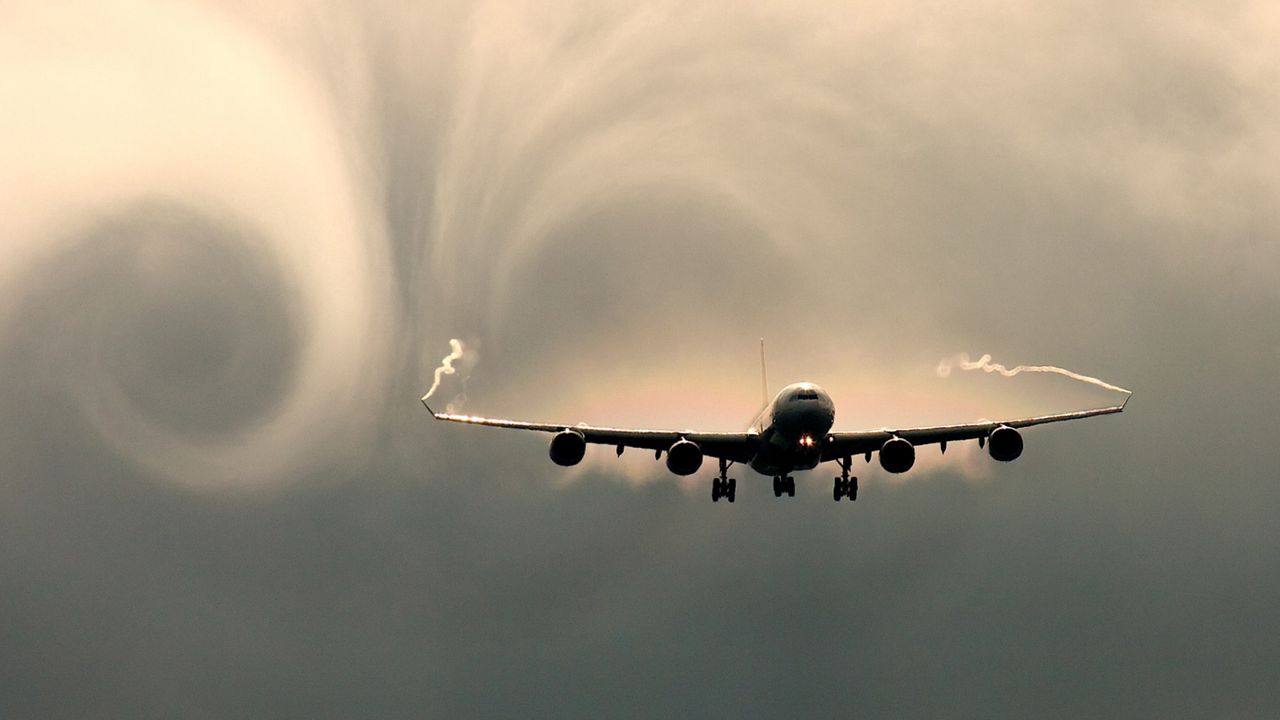 Wallpaper plane, sky, flying, clouds