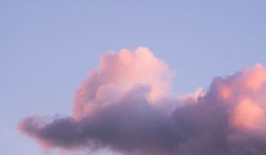 Preview wallpaper plane, trail, sky, cloud, minimalism