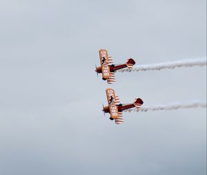 Preview wallpaper planes, flight, sky, smoke