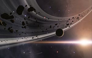 Nebula Planets 4K Ultra HD Mobile Wallpaper