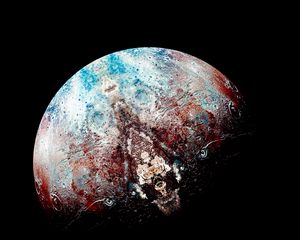 Preview wallpaper planet, ball, dark, surface