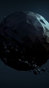 Preview wallpaper planet, ball, dark, background