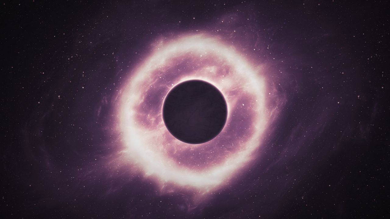 Wallpaper planet, constellations, black hole, space