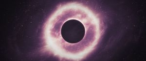 Preview wallpaper planet, constellations, black hole, space