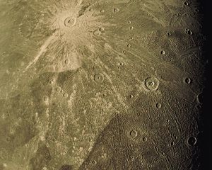 Preview wallpaper planet, craters, grey, space