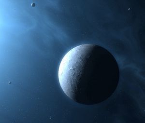 Preview wallpaper planet, dark, ball